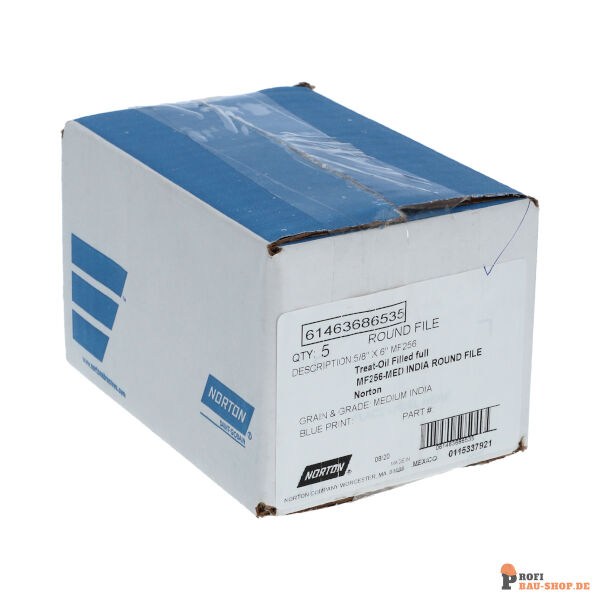 nortonschleifmittel/NORTON_schleifmittel_61463686535 90 Special stones Sharpening stones-Norton ROUND FILE-152.4x15.875-MEDIUM INDIA_168510